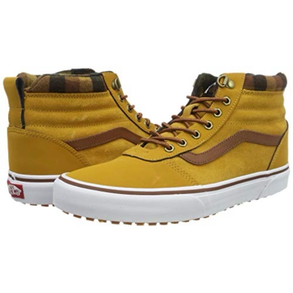 🏔️Vans, U.S. Men Size 9, Ward Hi MTE Hi Top Trainers, Beige MTE Honey Plaid